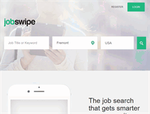 Tablet Screenshot of jobswipe.net